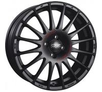OZ-Racing Llantas SUPERTURISMO GT para MG 8x18 5x112 Matt Black Red Letteri QOB