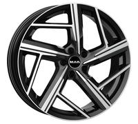 LLANTAS MAK QVATTRO PARA VOLKSWAGEN TOURAN 8X18 5X112 BLACK MIRROR C5K