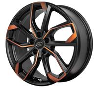 Llanta aluminio VOLKSWAGEN Golf 19" - MIM KING BLACK ORANGE MATT