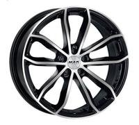 Llanta de aluminio de 20'' MAK 24H-FF 5x112 9J ET26, color Black mirror