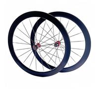 Llanta de aluminio, 700C (23-28) C Juego de ruedas carretera 40-50MM Aleación aluminio Freno C/V 20H QR 8-11 Velocidad A/B(B)