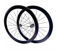 Llanta de aluminio, 700C (23-28) C Juego de ruedas carretera 40-50MM Aleación aluminio Freno C/V 20H QR 8-11 Velocidad A/B(A)