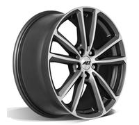 Llanta De Aluminio Aez Tioga 7.5x18 5x112 Et48 Grafito Mate