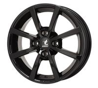 Llanta de aluminio de 16'' ITWHEELS Alisia 4x100 6,5J ET40, color Negro brillante