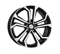 Llanta De Aluminio Dezent Dezent_ta_dark 6.5x16 5x114.3 Et40 Frontal Negro Pulido