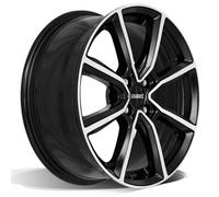 LLANTAS DEZENT TN DARK 5.5X15 4X100 BLACK/POLISHED BX0