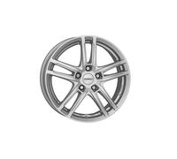 Llanta De Aluminio Dezent Tz 6.5x17 5x100 Et39 Revestimiento Plateado