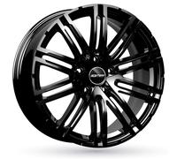 Llanta De Aluminio Gmp Targa 10x22 5x130 Et48 Brillo Negro