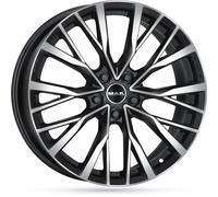 Llanta De Aluminio Mak Kent 8.5x20 5x108 Et42 Frontal Negro Pulido