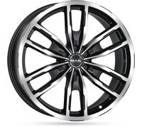 Llanta De Aluminio Mak Peak 8.5x18 6x139.7 Et19 Frontal Negro Pulido