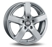 Llanta De Aluminio Msw 55 8.5x19 5x112 Et30 Revestimiento Plateado