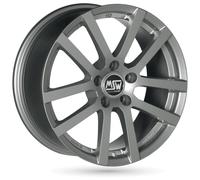 Llanta De Aluminio Msw Msw 22 6.5x16 5x100 Et38 Gris Brillante