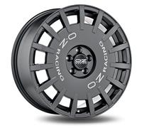 Llanta De Aluminio Oz Rally Racing 7.5x18 5x114.3 Et45 Letras Plateadas Grafito