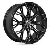 Llanta De Aluminio Racer Matrix 6.5x15 4x108 Et38 Brillo Negro