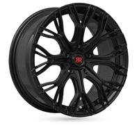 Llanta De Aluminio Racer Matrix 7x16 5x100 Et35 Brillo Negro