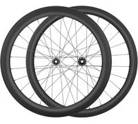 Llanta de aluminio, Ruedas de carretera carbono 700C, freno disco, eje pasante 24H, bloqueo central 8-12 velocidades, negro, 28-73mm(700C/60MM)