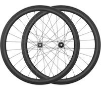 Llanta de aluminio, Ruedas de carretera carbono 700C, freno disco, eje pasante 24H, bloqueo central 8-12 velocidades, negro, 28-73mm(700C/45MM)