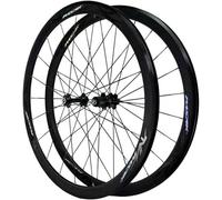 Llanta De Bicicleta Carretera 700C 28 Pulgadas, Doble Pared, Compatible con 7, 8, 9, 10, 11 Y 12 Velocidades, For Frenos C/V/Frenos Llanta QR(White)