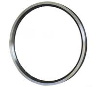 Llanta de bicicleta de 16 pulgadas de aleación de aluminio de doble pared de 16 x 1-3/8 para freno en V, llantas de ciclismo de 20/28 agujeros compatibles con bicicleta plegable Brompton, color negro