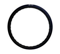 Llanta De Motocicleta 6061 Negra/Plateada, Aluminio Aeronáutico, para Rueda Delantera, 2.15 X 19, 32/36 Orificios para Radios, Resistencia(Black 32 Holes)