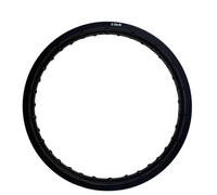 Llanta de motocicleta de aluminio 6061 2. Círculo de rueda de radios de 15x18 32 36 orificios compatible con varias bicicletas Plata Negro 2. 15 18(36 Holes Black)