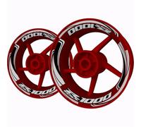 llanta de Pegatina Adhesivo Reflectante para Llantas De Motocicleta para Suzuki GSX-R1000 GSX R1000 GSXR1000 GSX-R GSXR 1000. Kit Protector Y Bujes Pegatinas Llantas Moto Completa