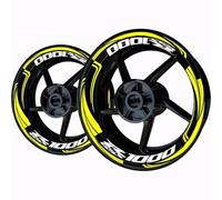 llanta de Pegatina Adhesivo Reflectante para Llantas De Motocicleta para Suzuki GSX-R1000 GSX R1000 GSXR1000 GSX-R GSXR 1000. Kit Protector Y Bujes Pegatinas Llantas Moto Completa