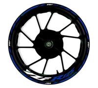 llanta de Pegatina Adhesivo Reflectante para Llantas De Motocicleta para Yamaha YZFR125 YZF R125 YZF-R125 17 Pulgadas. Kit Protector Pegatinas Llantas Moto Completa