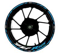 llanta de Pegatina Adhesivo Reflectante para Llantas De Motocicleta para Yamaha YZFR125 YZF R125 YZF-R125 17 Pulgadas. Kit Protector Pegatinas Llantas Moto Completa