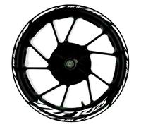 llanta de Pegatina Adhesivo Reflectante para Llantas De Motocicleta para Yamaha YZFR125 YZF R125 YZF-R125 17 Pulgadas. Kit Protector Pegatinas Llantas Moto Completa