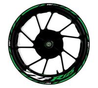 llanta de Pegatina Adhesivo Reflectante para Llantas De Motocicleta para Yamaha YZFR125 YZF R125 YZF-R125 17 Pulgadas. Kit Protector Pegatinas Llantas Moto Completa