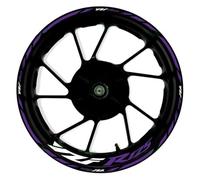 llanta de Pegatina Adhesivo Reflectante para Llantas De Motocicleta para Yamaha YZFR125 YZF R125 YZF-R125 17 Pulgadas. Kit Protector Pegatinas Llantas Moto Completa