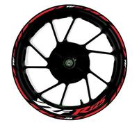 llanta de Pegatina Adhesivo Reflectante para Llantas De Motocicleta para Yamaha YZFR125 YZF R125 YZF-R125 17 Pulgadas. Kit Protector Pegatinas Llantas Moto Completa