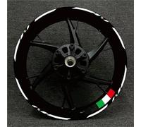 llanta de Pegatina Pegatinas para Llantas De Motocicleta para Ducati Monster 797, 796 Y 620 17 Pulgadas, Juego Pegatinas Reflectantes para Bujes Pegatinas Llantas Moto Completa