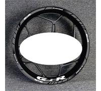 llanta de Pegatina Pegatinas Reflectantes para Llantas De Motocicleta para Suzuki GGSX-R250 GSX-R300 GSX-R600 GSX-R 250 300 600 17 Pulgadas Pegatinas Llantas Moto Completa