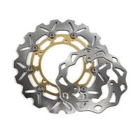 Llanta de Rueda Compatible con YZF R3 / ABS 2015-2022 1 juego de rotor de disco de freno de llanta de rueda delantera y trasera Rueda(Black Rim Black Disc)