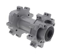 Llanta de Rueda Eje de rueda de 36 agujeros, 15mm, orificio para llanta delantera o trasera, para Dirt Pit Bike de 10, 12, 14, 16, 17, 18, 19 y 21 pulgadas Rueda(15mm Rear)