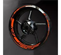 Llanta Decorativas Pegatina Adhesivos Reflectantes para Llantas De Motocicleta para Yamaha YZF-R7 YZF R7 YZFR7. Impermeables para Pegatinas RuedasMoto(Color 11)