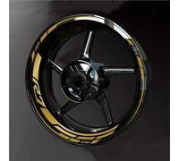 Llanta Decorativas Pegatina Adhesivos Reflectantes para Llantas De Motocicleta para Yamaha YZF-R7 YZF R7 YZFR7. Impermeables para Pegatinas RuedasMoto(Color 10)