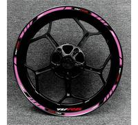 Llanta Decorativas Pegatina Calcomanía para Rueda De Motocicleta para Yamaha YZF R6 YZFR6 YZF-R6 17 Pulgadas, Reflectante, Cinta Rayas, para Buje Pegatinas RuedasMoto(Color 16)