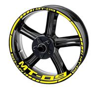 Llanta Decorativas Pegatina Pegatinas Reflectantes para Llantas De Motocicleta para Yamaha MT-09 MT09 MT 09, Pegatinas Impermeables para Buje Rueda Pegatinas RuedasMoto(Color 16)