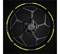Llanta Decorativas Pegatina Pegatinas Reflectantes para Llantas De Motocicleta para Yamaha MT-09 MT09 MT 09 Kit Calcomanías Impermeables para El Cubo La Rueda Pegatinas RuedasMoto(Color 16)