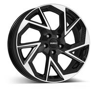 Dezent Wheels Llanta AP Dark 6,0Jx16 5x100 ET45 57,10 Negro/Pulido VW4