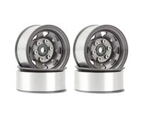 Llanta Rueda Beadlock 1,55 para Cubo Metal para Axial para Yeti Jr 90069 D90 Tf2 para Tamiya Cc01 Lc70 para MST 1/10 RC Actualización Coche 4 Uds RC Coches Repuestos