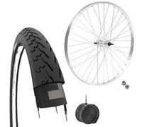 Llanta trasera de 28 x 1,75 pulgadas, rueda de aluminio/acero 1 V + neumático y cámara de aire 700 x 35 C para bicicleta de carretera holandesa