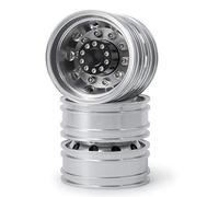 Llanta Trasera de aleación de Aluminio con Cubo de Rueda de 10 radios for Tractor Tamiya Scania 770S R620 a Escala 1/14(2PCS)