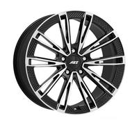 Llanta De Aluminio Aez Aez_alaska_noir_brillant 9x20 5x130 Et54 Frontal Negro Pulido
