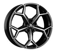LLANTAS ANTERA A101 PARA FORD EXPLORER 8.5X20 5X112 PIANO BLACK DIAMOND WC0