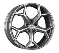 Llanta aluminio ANTERA A101 20" 8.5J 5x114.3 ET 40 75 MOON GREY DIAMOND
