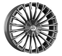 LLANTAS ANTERA A103 PARA AUDI A8 8.5X20 5X112 MOON GREY DIAMOND U7A